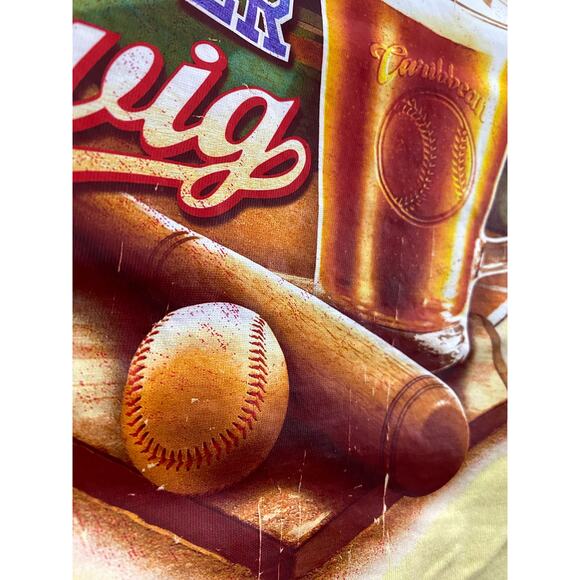 Caribbean Joe shirt hey batter batter swing Baseball Game Lover Graphic Tee XL - Picture 8 of 10